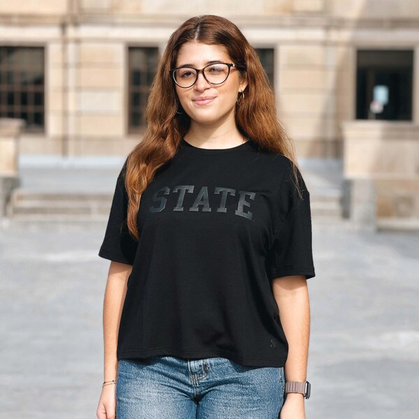 Authentic Brand Women's State Black T-Shirt